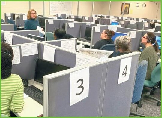 Research America Sacramento quantitative data collection room